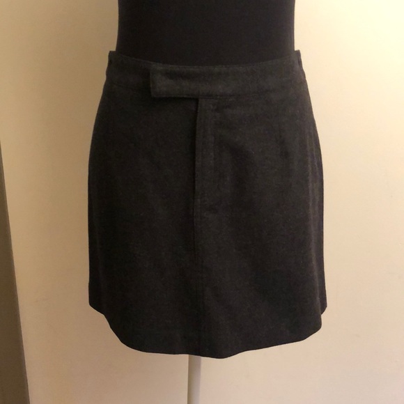 American Eagle Charcoal Wool Skirt - Picture 3 of 8